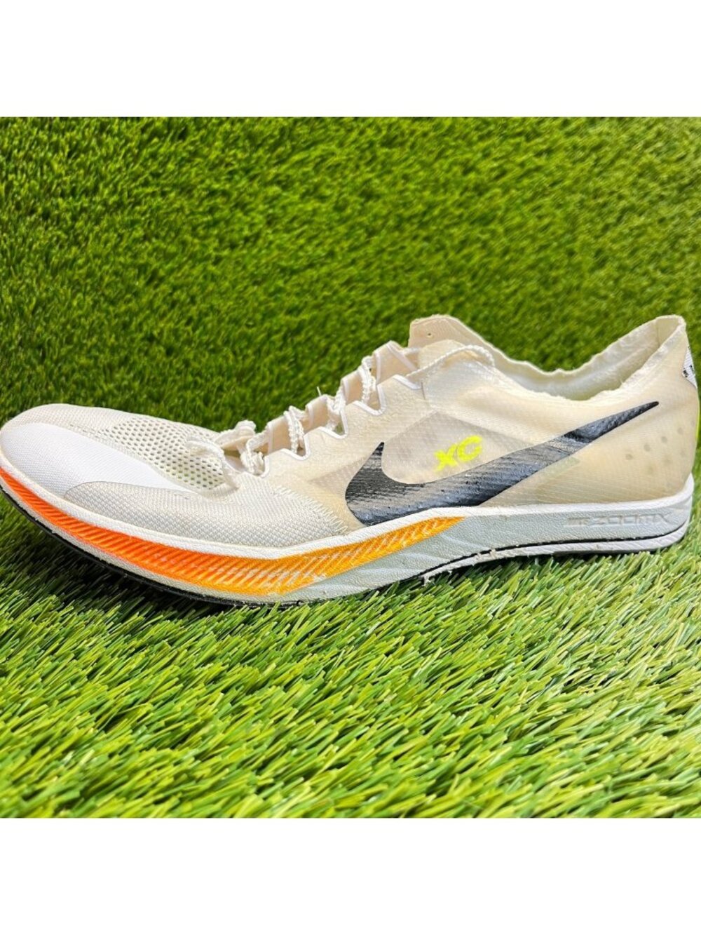 Nike ZoomX Dragonfly XC Mens Size 11.5 White Orange Running Track & Field Spikes - Picture 7 of 14